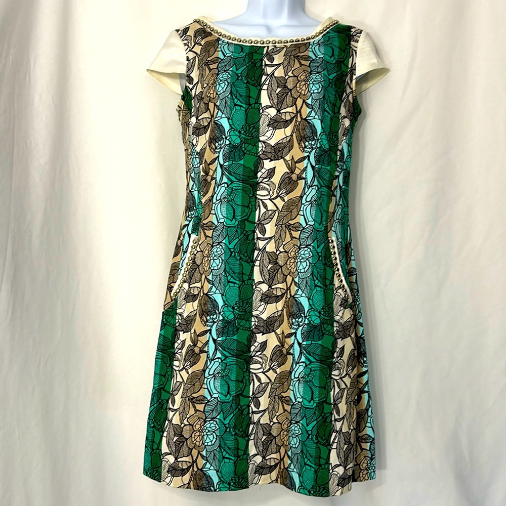 Norm Design Short Sleeve Floral Tunic Dress | Size: 5